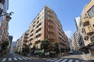 ユニーブル島津山の外観（南東側から）