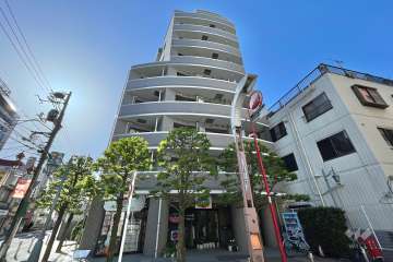 ワールドパレス武蔵小山２の外観（北西側から）