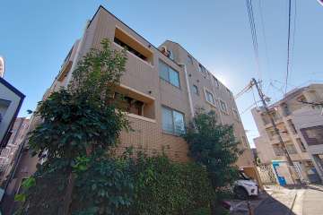 ベルス大崎百反坂の外観（北側から）