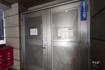 駐輪場の出入り口