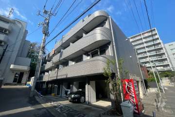 プレールドゥーク品川御殿山の外観（南東側から）