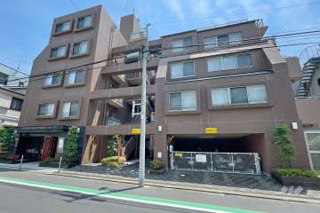 サニーコート西小山の外観（北西側から）