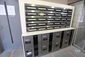 共用ポストと宅配ボックス