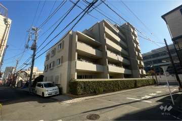 ウェルフェアステージ大井二葉の外観（北西側から）