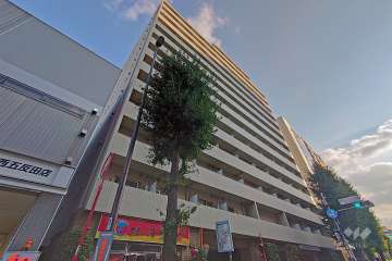 スカイコートヴィーダ五反田ウエストの外観（北西側から）