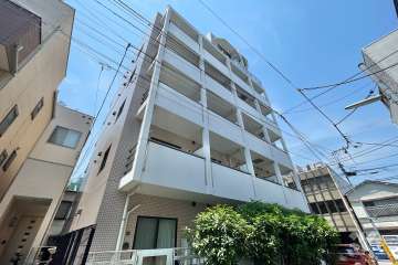 ＬＡアース西小山の外観（南東側から）