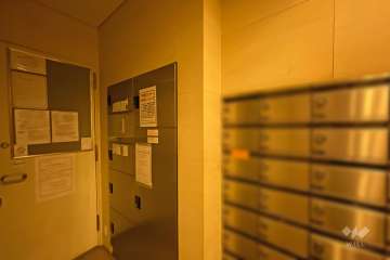 共用ポストと宅配ボックス