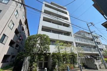 エルフラット南品川の外観（南西側から）