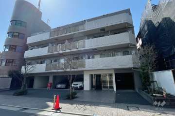 エルフラット南品川の外観（北西側から）
