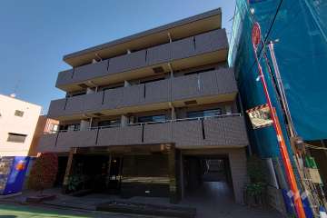 ルーブル武蔵小山弐番館の外観（南西側から）