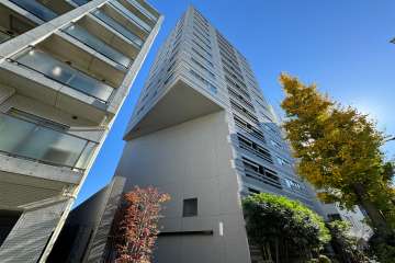 ピアース白金台の外観(北西側から）