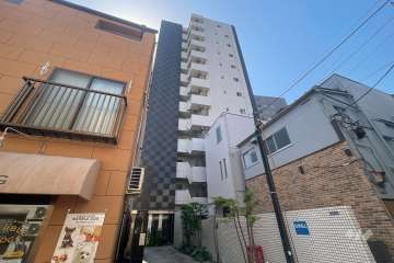 レジデンシャルスター武蔵小山の外観（北側から）