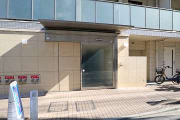 駐輪場の出入り口　