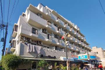 キャッスルマンション戸越公園の外観（南東側から）