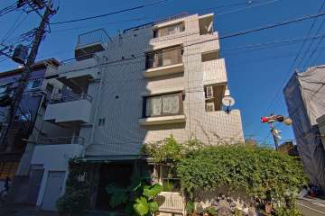 キャッスルマンション戸越公園の外観（南側から）