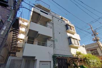 キャッスルマンション戸越公園の外観（南西側から）