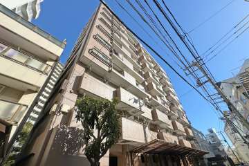 コーヅ大崎ハイツの外観（南西側から）