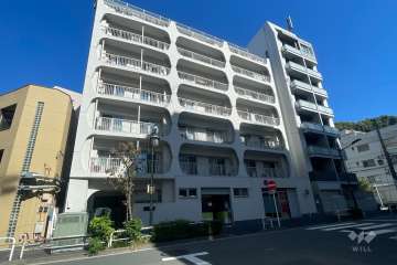 五反田スカイハイツの外観（南西側から）