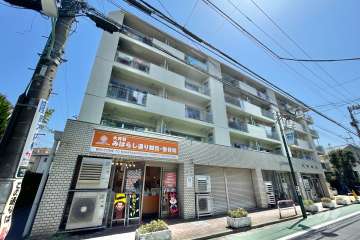 大井町ハイツの外観（北西側から）