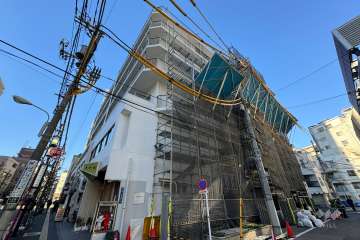 シティハイツ大井町の外観（南東側から）