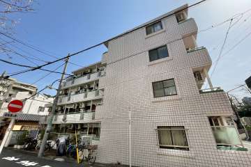 トップ高輪台の外観（南西側から）