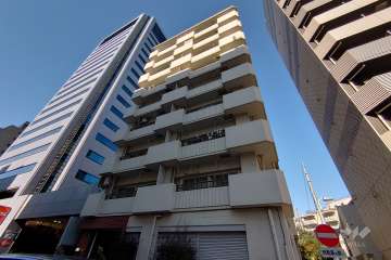 パラスト島津山の外観（南東側から）