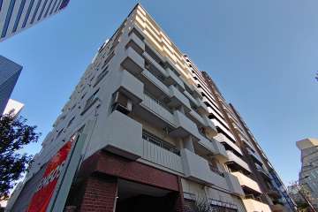 パラスト島津山の外観（南西側から）