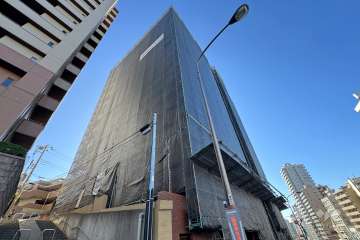 マンション島津山の外観（北側から）