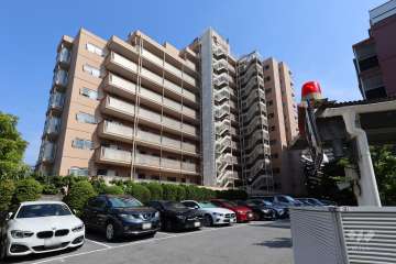 東品川パークハイツの外観(北西側から)　