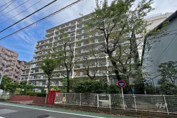 東品川公園スカイハイツの外観（西側から）