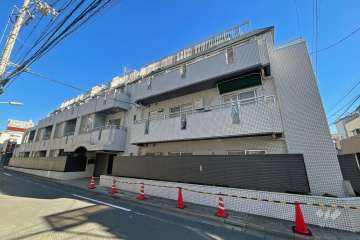 グリーンキャピタル中延の外観（南西側から）