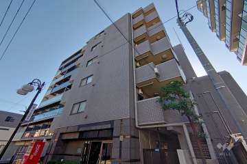 ルーブル西大井の外観（北西側から）