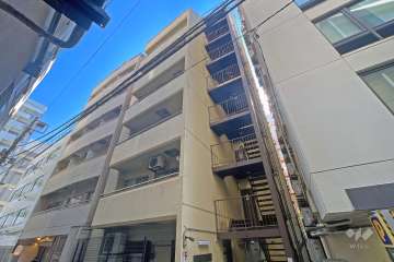 レオ五反田辻ビルの外観（北西側から）