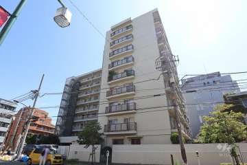 マンションニュー東品川の外観(南西側から)　
