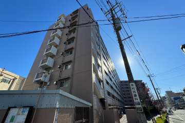 日商岩井東品川マンションの外観（北西側から）