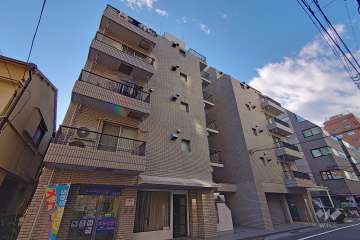 エクレール五反田の外観（北東側から）