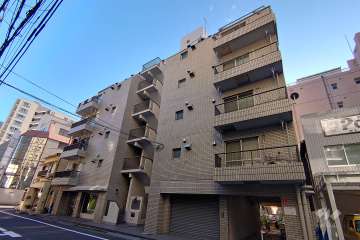 エクレール五反田の外観（北西側から）
