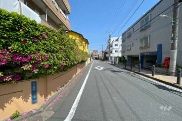 敷地南側の前面道路