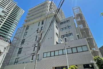 エステージ大崎の外観（南西側から）