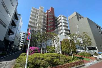 五反田スカイマンションの外観（北東側から）