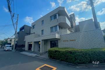 御殿山タウンハウスの外観（北側から）