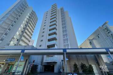 ザパークハウス大井町ウエストコートの外観（北側から）