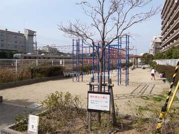 敷地北側にあるプレイロット