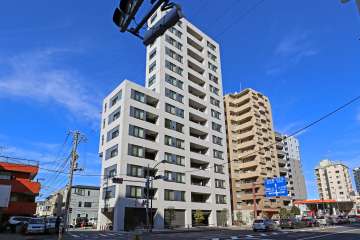 リビオレゾン戸越の外観（南東側から）