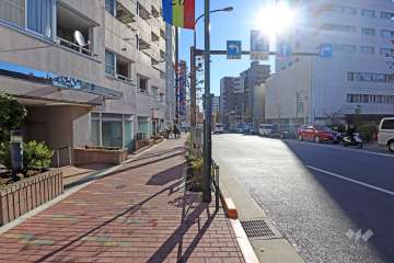 敷地南西側の前面道路