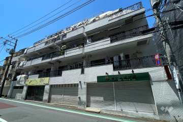 マイキャッスル西小山の外観（南東側から）