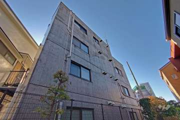 セントラル不動前の外観（北西側から）