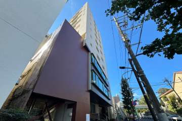 ハイツ旗の台の外観（北東側から）