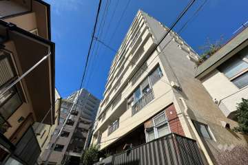 ハイツ旗の台の外観（南東側から）