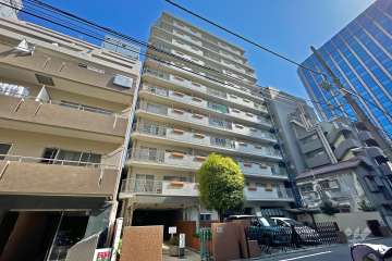 大森ハイツの外観（南西側から）